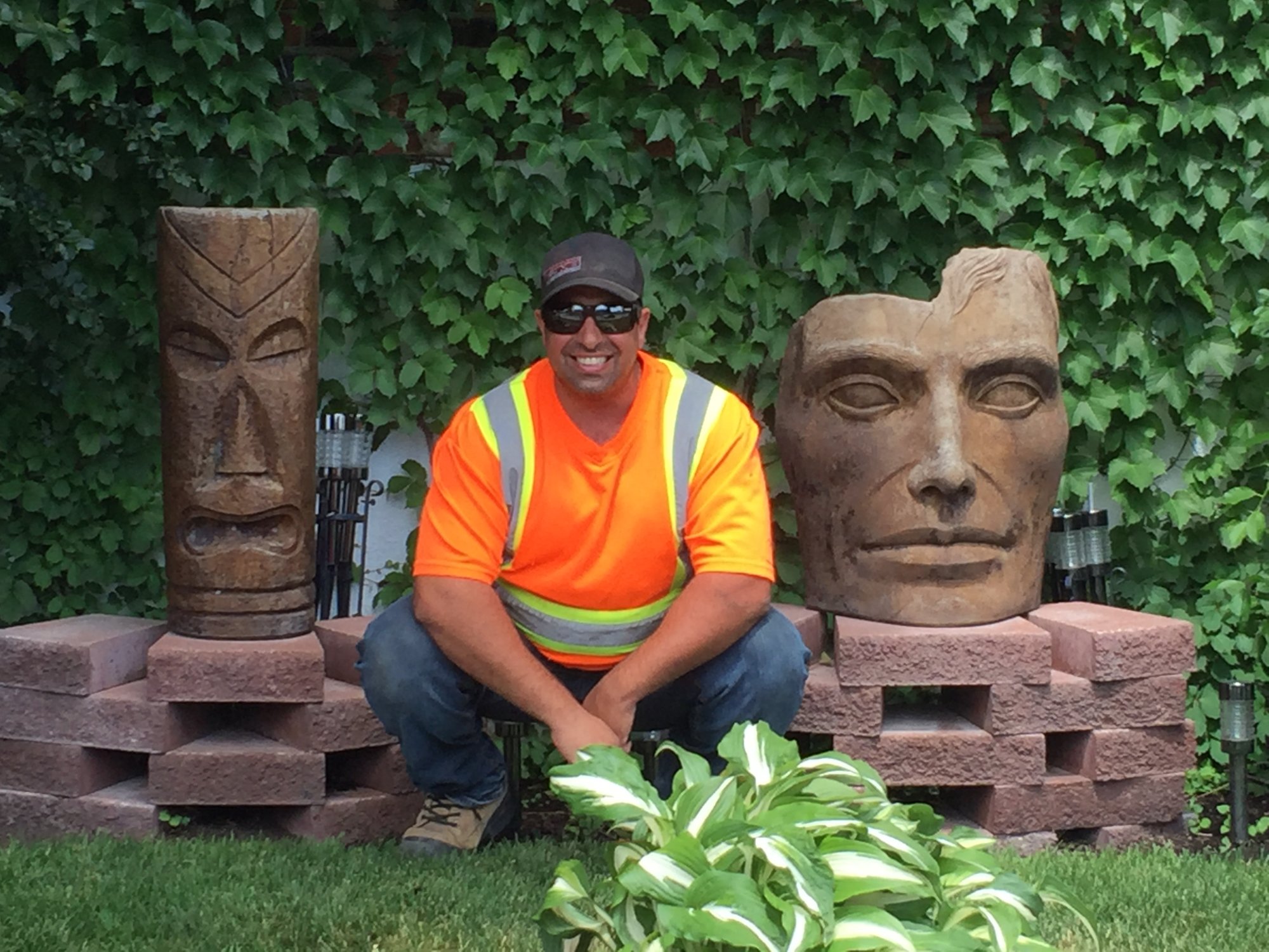 Propriétaire Groupe Cardillo sur un chantier d'aménagement